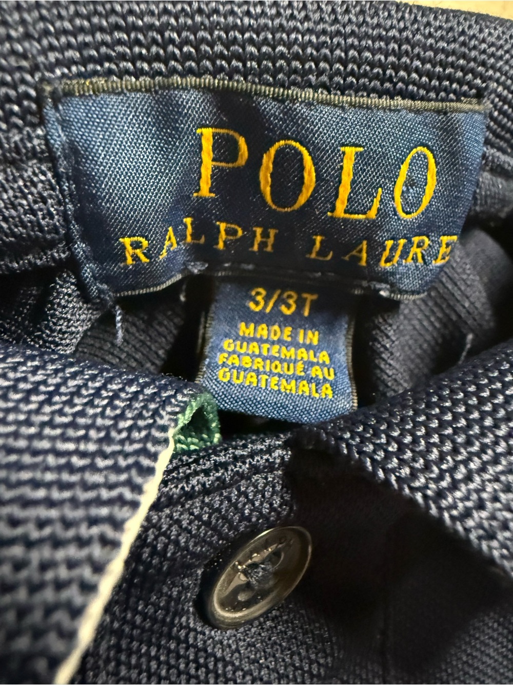 Polo by Ralph Lauren Navy White Royal Blue Colorblock Polo - Picture 5 of 5